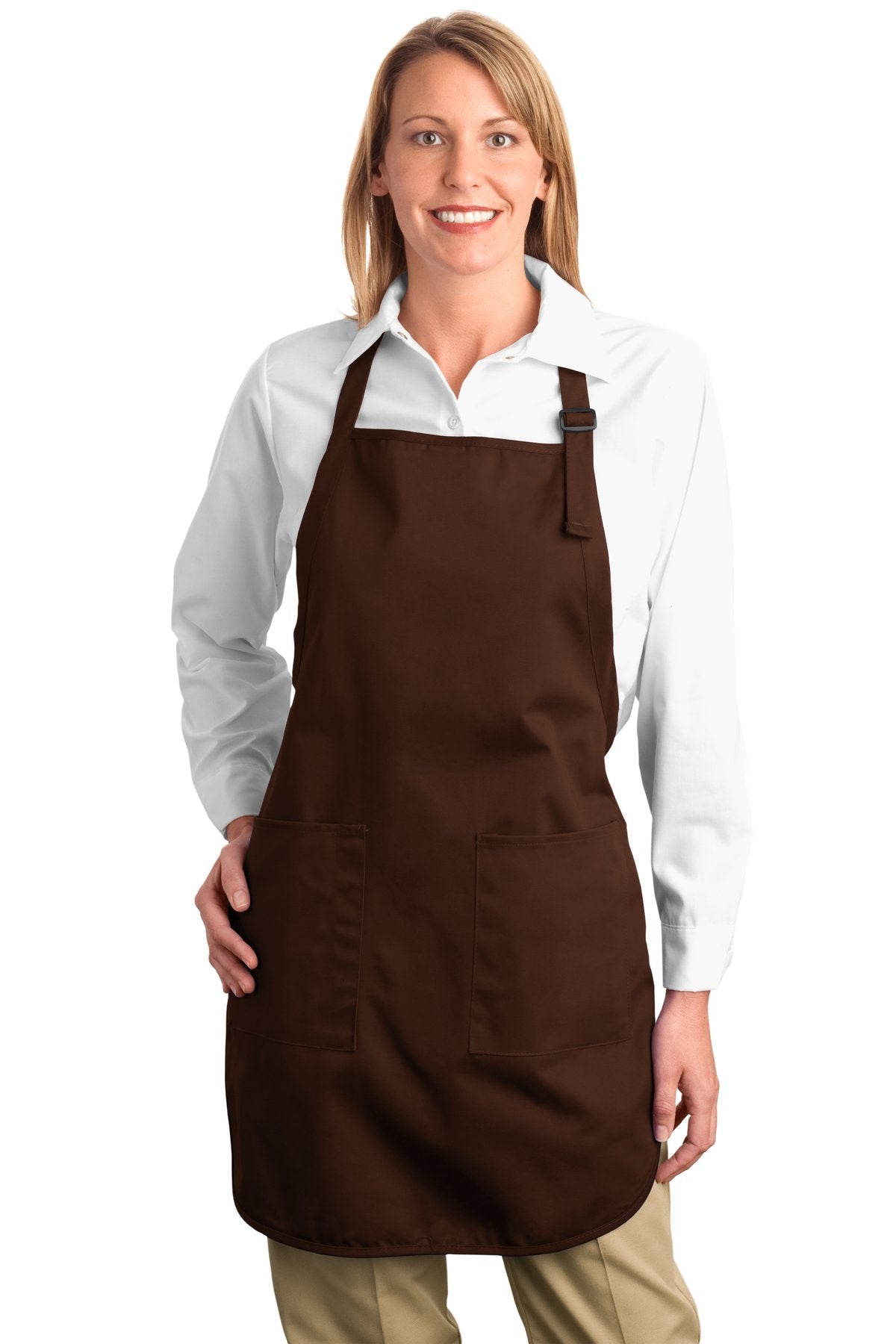 Port Authority ® Full-Length Apron with Pockets. A500