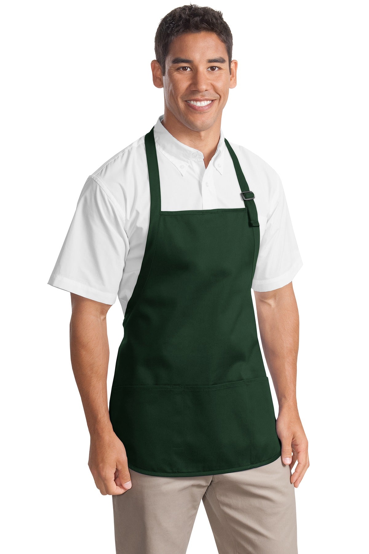 Port Authority ® Medium-Length Apron with Pouch Pockets. A510