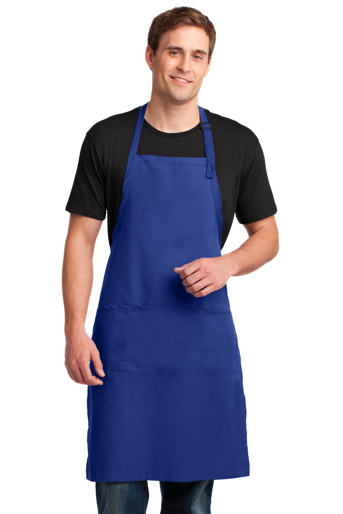 Port Authority ® Easy Care Extra Long Bib Apron with Stain Release. A700