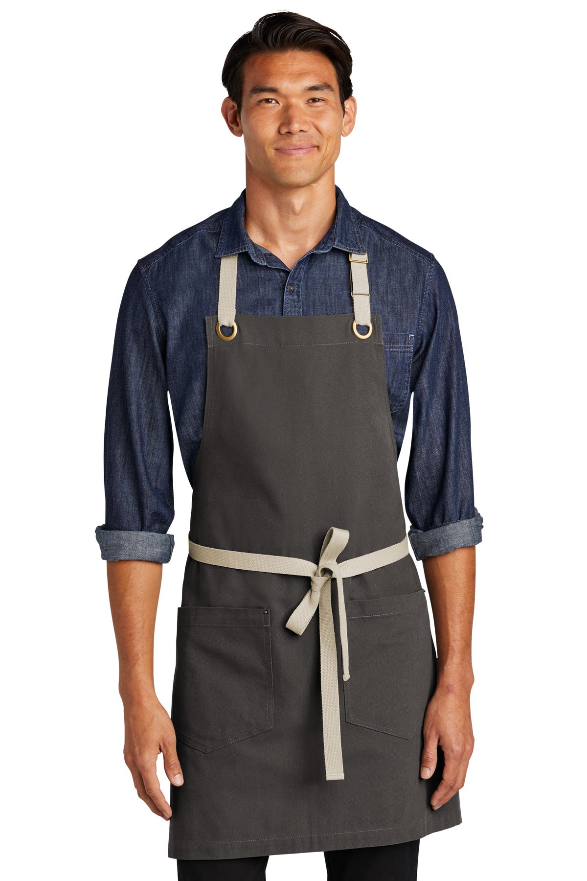 Port Authority ® Canvas Full-Length Two-Pocket Apron A815