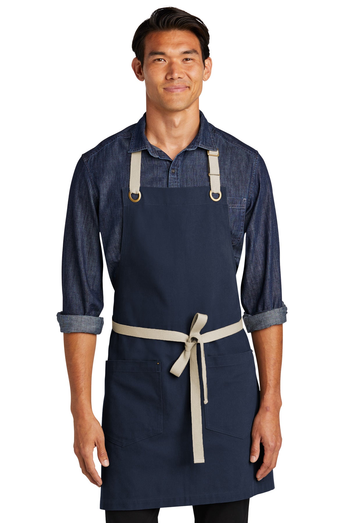 Port Authority ® Canvas Full-Length Two-Pocket Apron A815