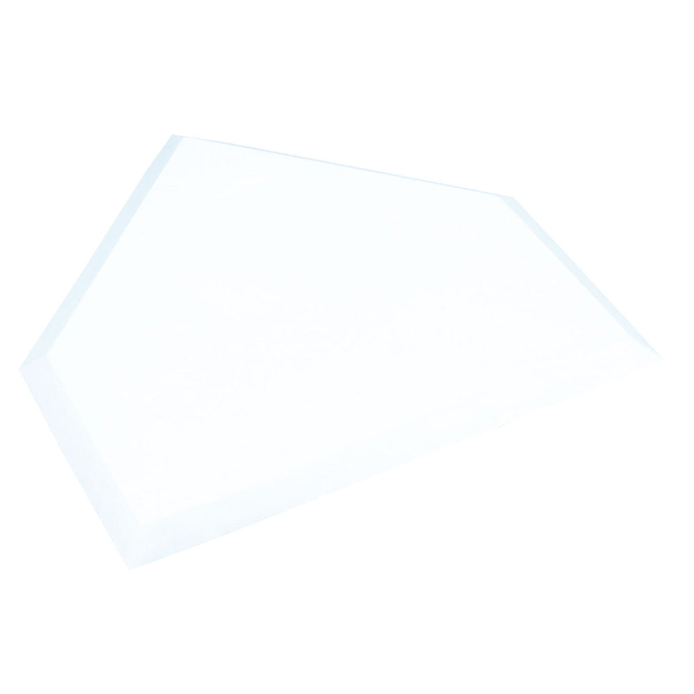 White Home Plate without Spikes