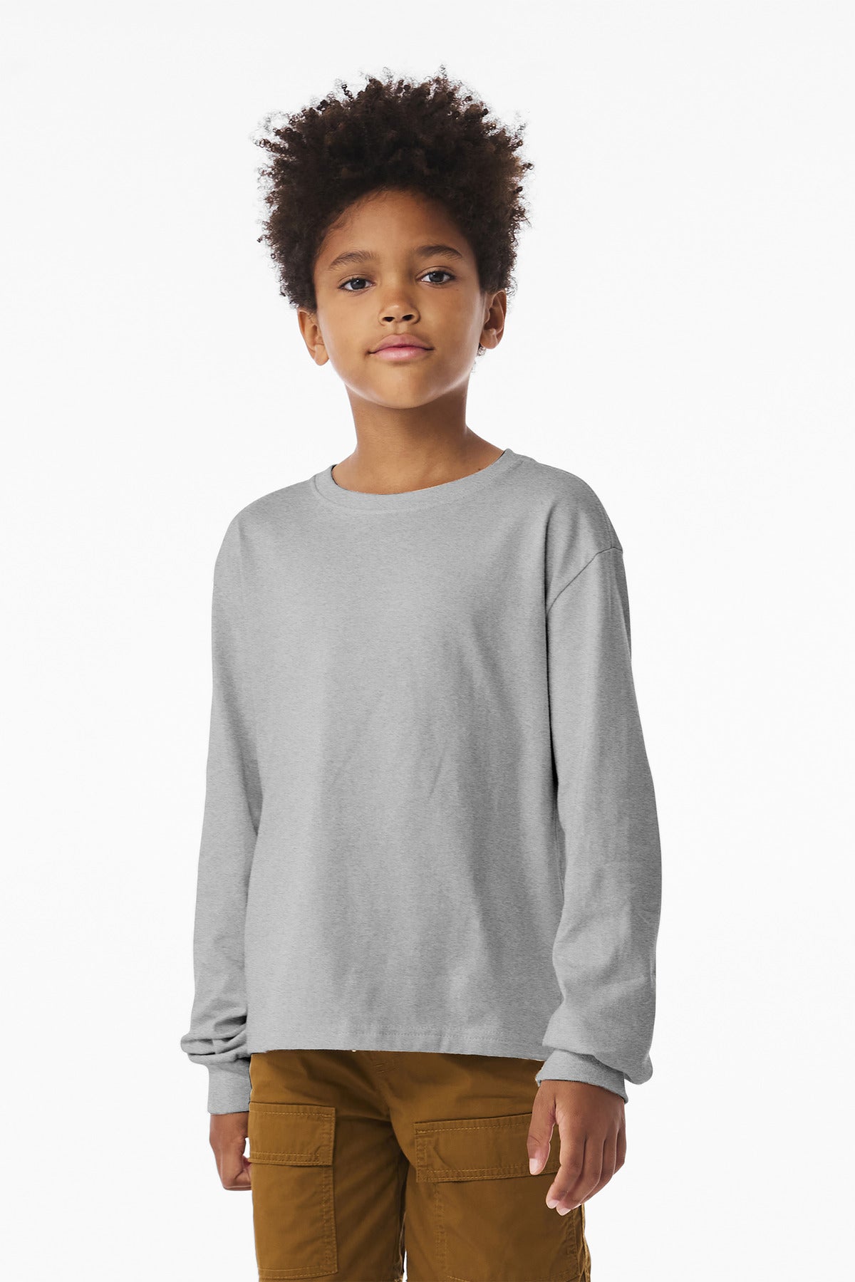 BELLA+CANVAS ® Youth 6-Ounce Heavyweight Long Sleeve Tee BC3511Y