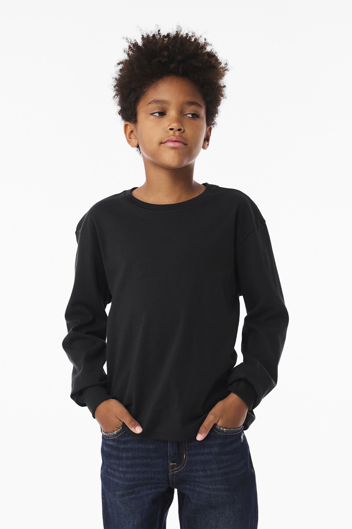 BELLA+CANVAS ® Youth 6-Ounce Heavyweight Long Sleeve Tee BC3511Y