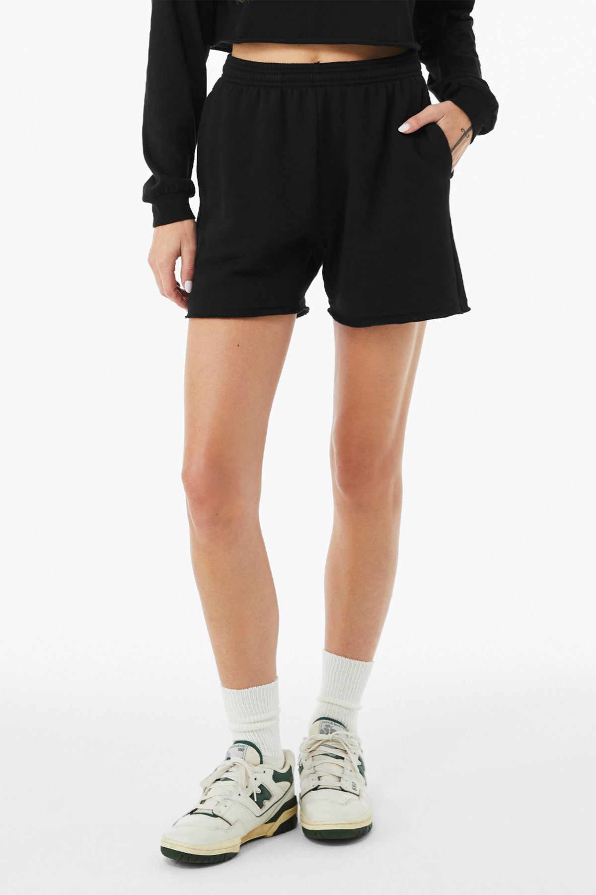 BELLA+CANVAS ® Women's Cutoff Sweatshort BC3787