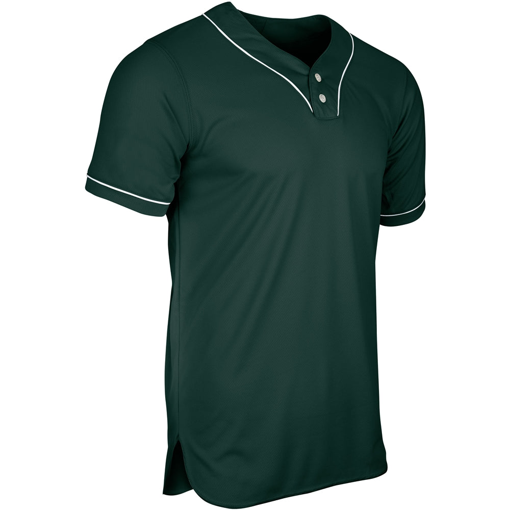 HEATER 2-Bttn Piped Baseball Jersey