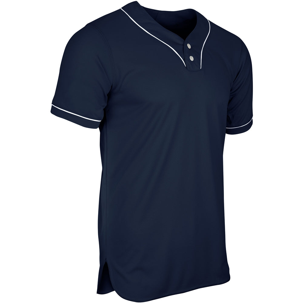 HEATER 2-Bttn Piped Baseball Jersey