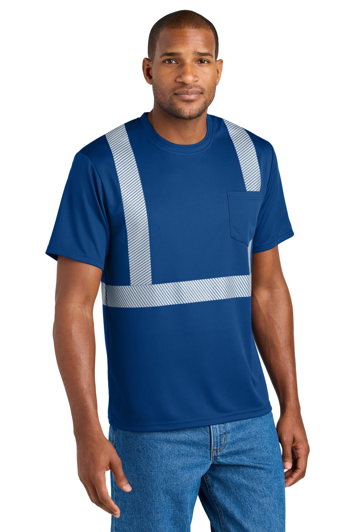 CornerStone ® Enhanced Visibility Segmented Tape Tee CS206