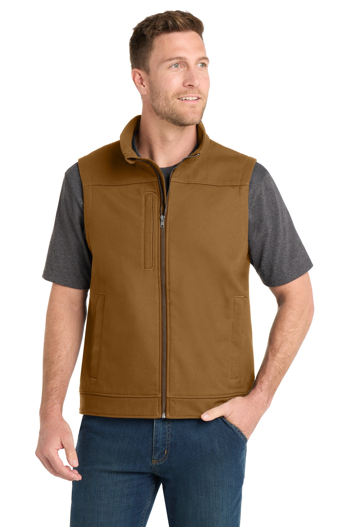 CornerStone ® Duck Bonded Soft Shell Vest CSV60