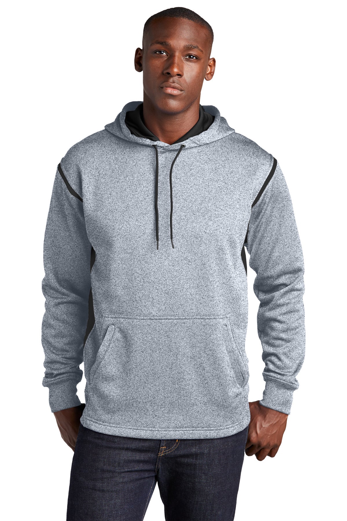 Sport-Tek ® Tech Fleece Colorblock Hooded Sweatshirt. F246