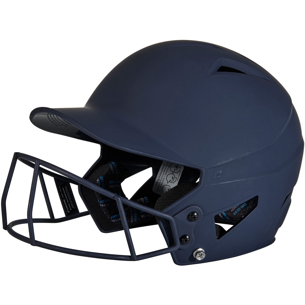 HX Matte Softball Helmet w/Facemask