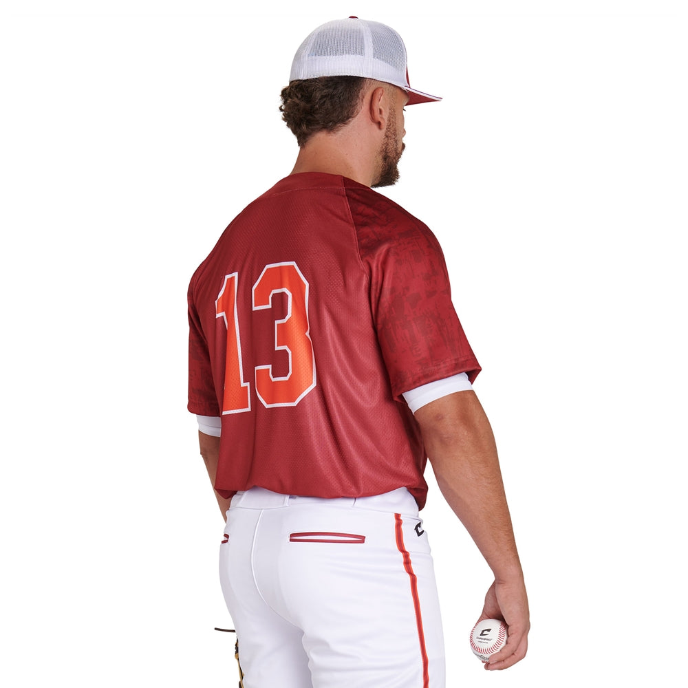 Champro - Sublimated - Full Button Pro Neck Jersey