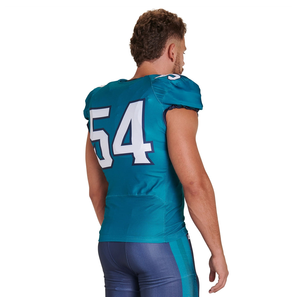 Champro - Sublimated - Collegiate Football Jersey with Lineman Cut Sleeves