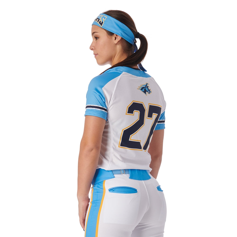Champro - Sublimated - Ladies 2-Button Short Sleeve Jersey