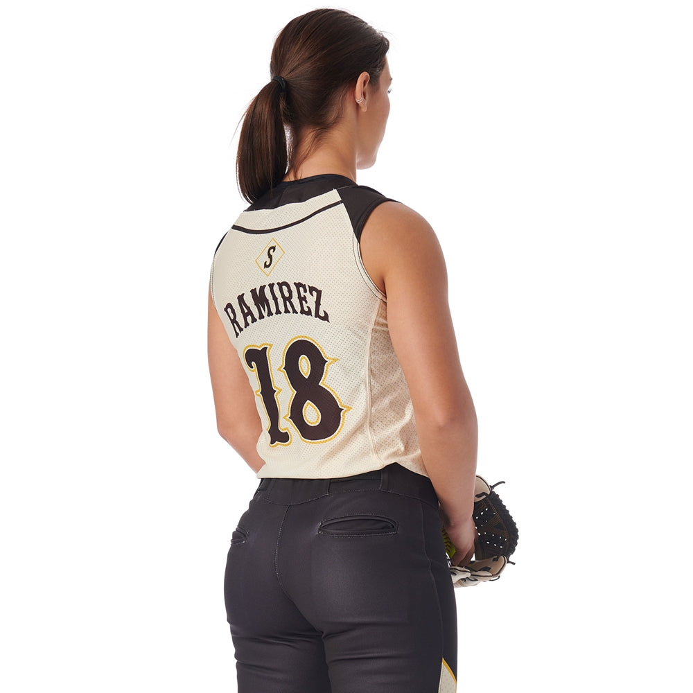 Champro - Sublimated - Ladies 2-Button Sleeveless Jersey