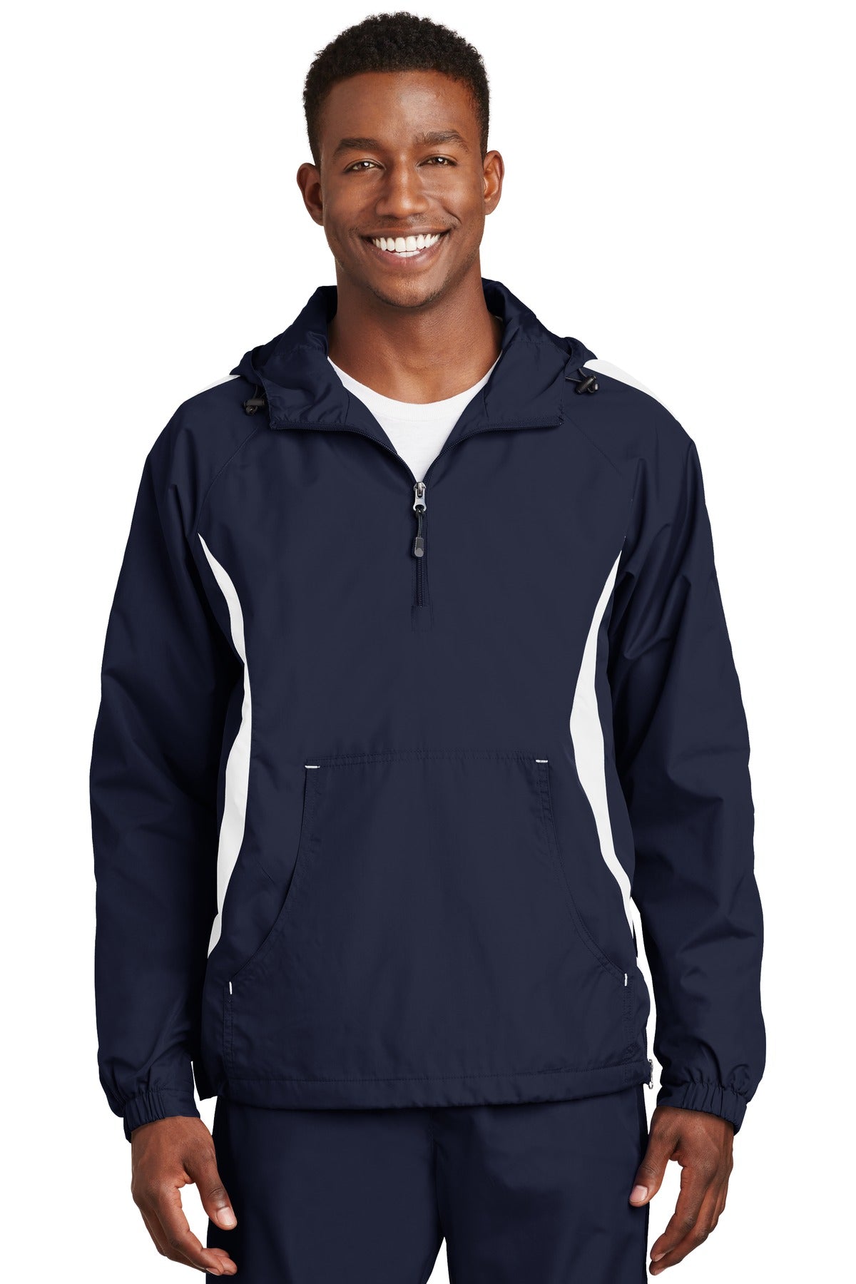 Sport-Tek ® Colorblock Raglan Anorak. JST63