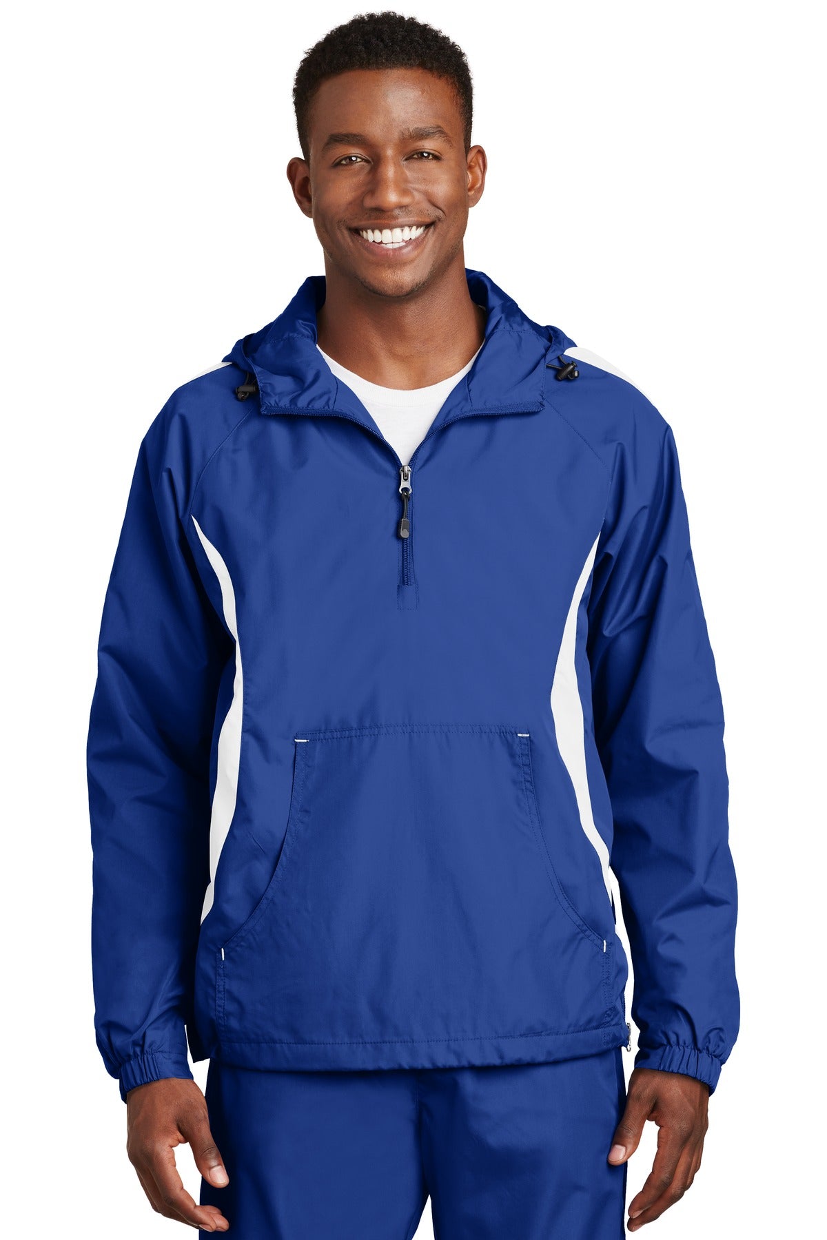 Sport-Tek ® Colorblock Raglan Anorak. JST63