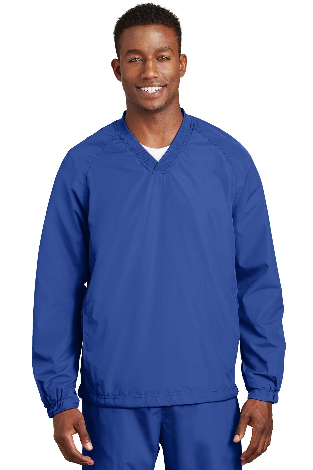 Sport-Tek ® V-Neck Raglan Wind Shirt. JST72