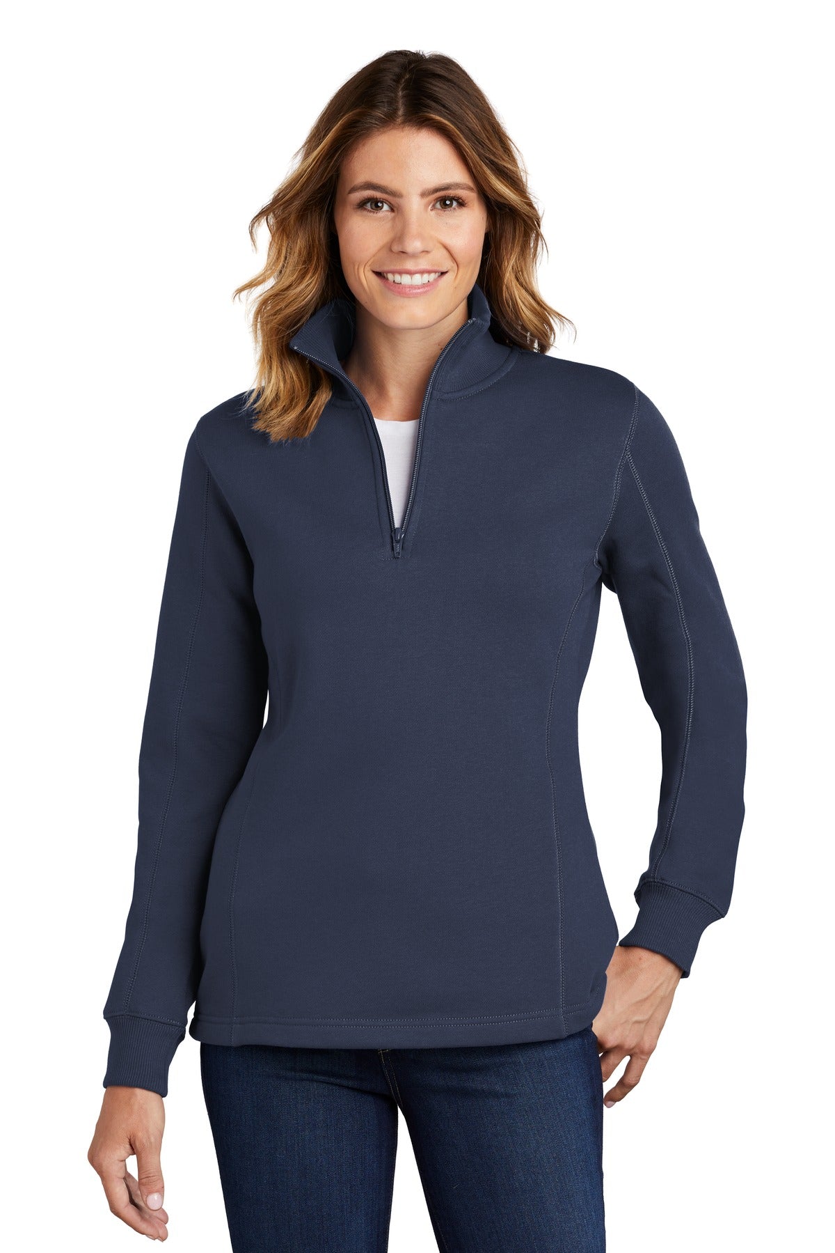 Sport-Tek ® Women's 1/4-Zip Sweatshirt. LST253
