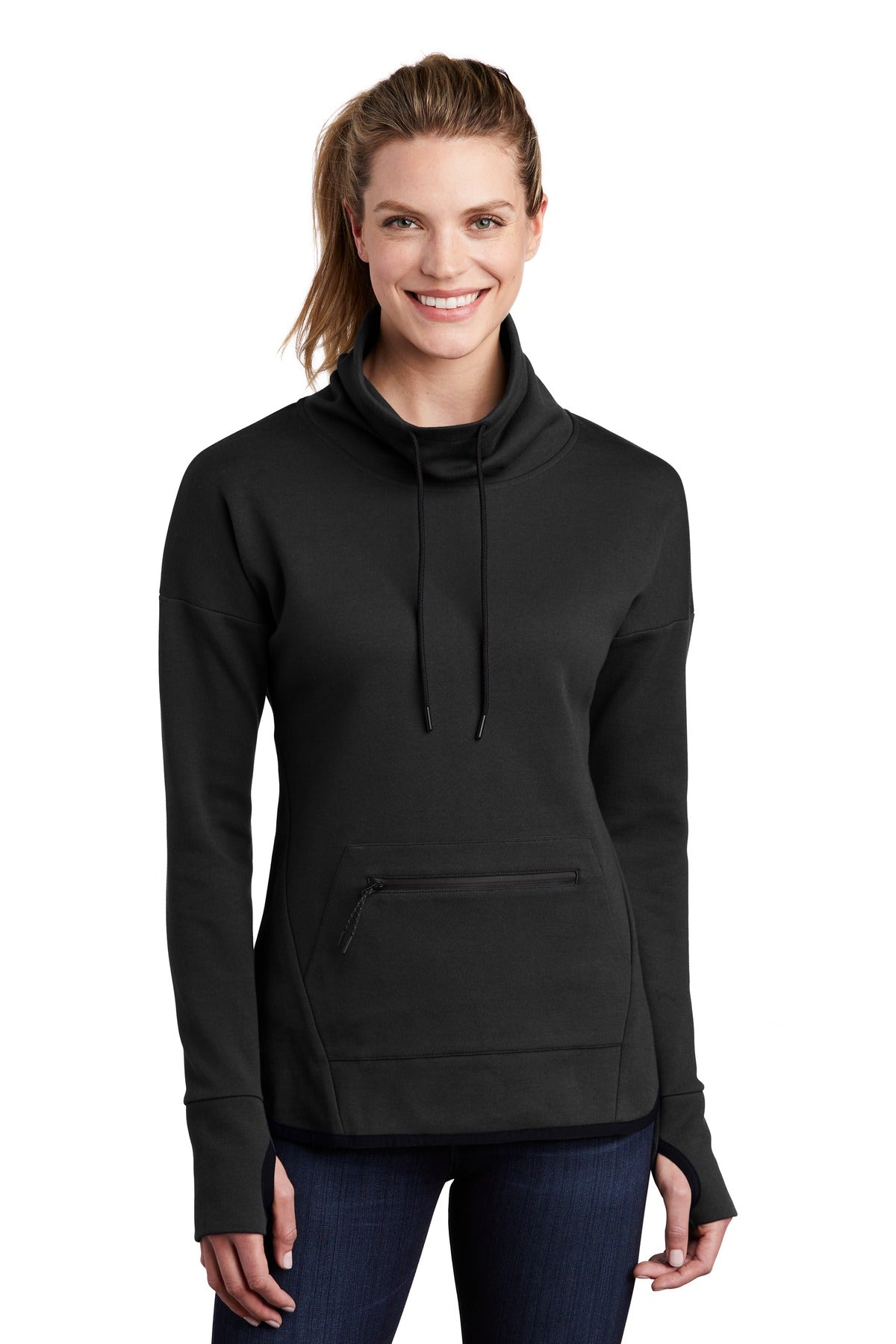 Sport-Tek ® Women's Triumph Cowl Neck Pullover LST280