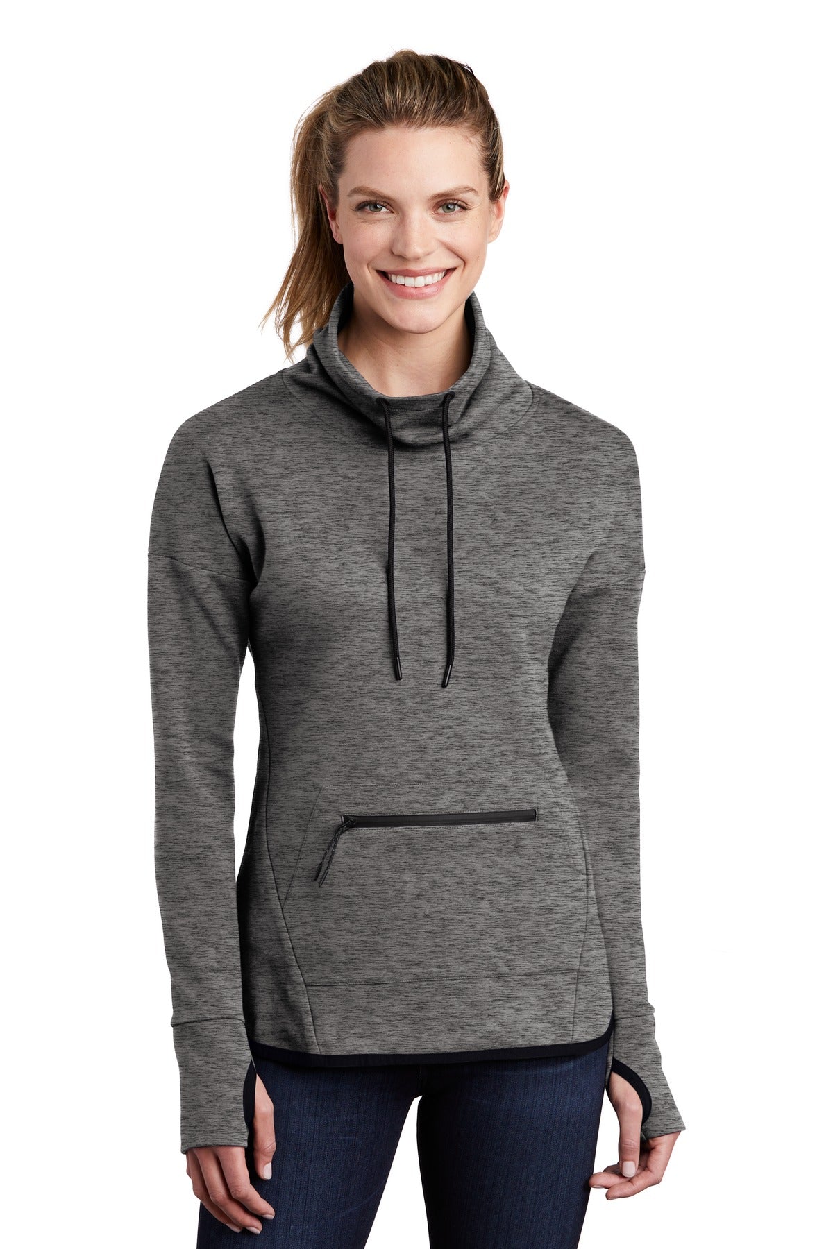 Sport-Tek ® Women's Triumph Cowl Neck Pullover LST280