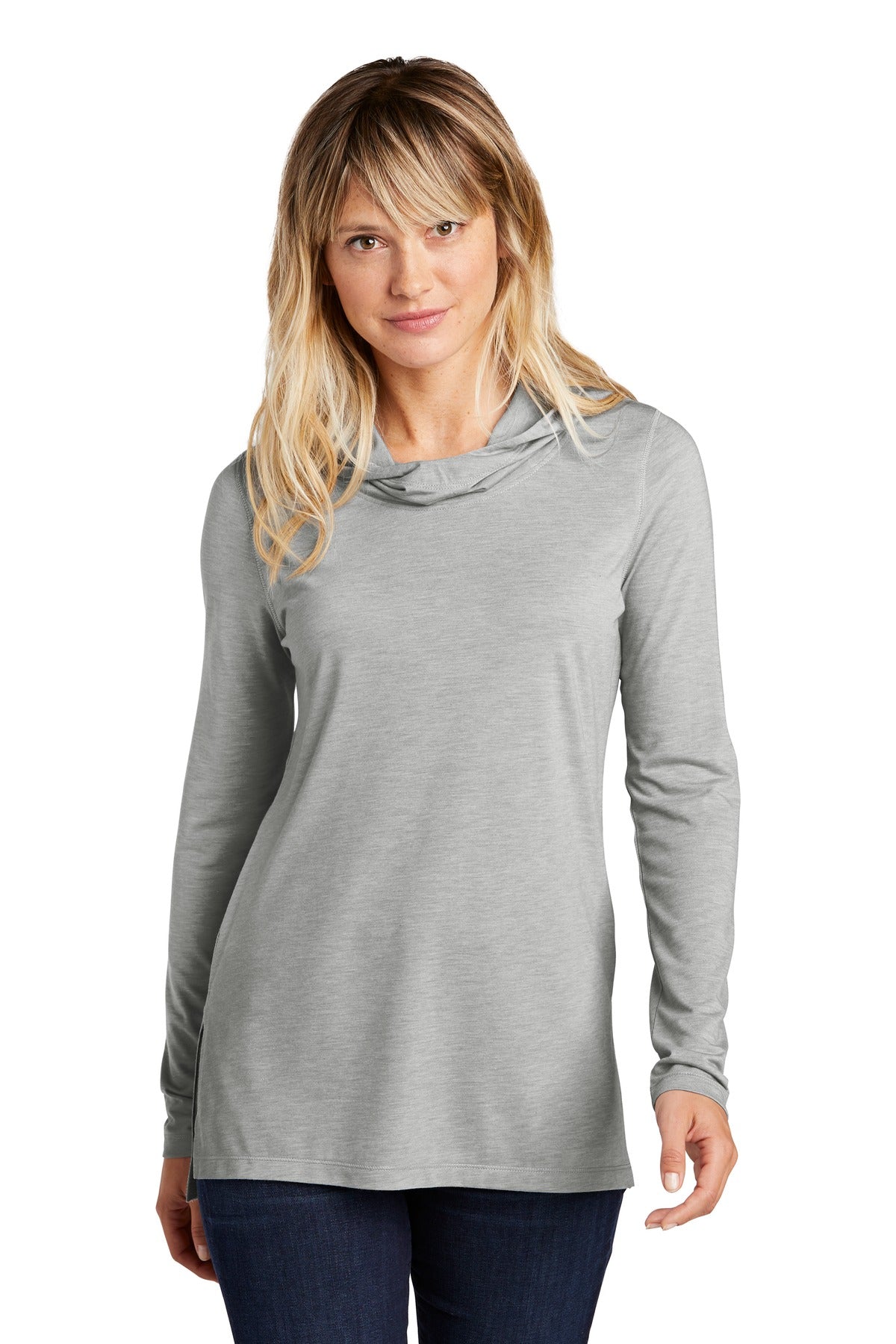 Sport-Tek ® Women's PosiCharge ® Tri-Blend Wicking Long Sleeve Hoodie LST406