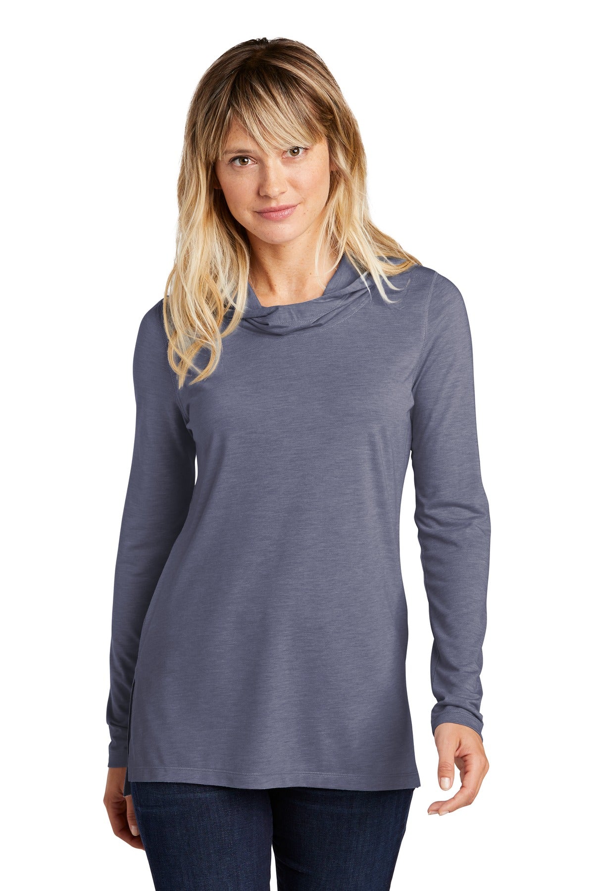 Sport-Tek ® Women's PosiCharge ® Tri-Blend Wicking Long Sleeve Hoodie LST406