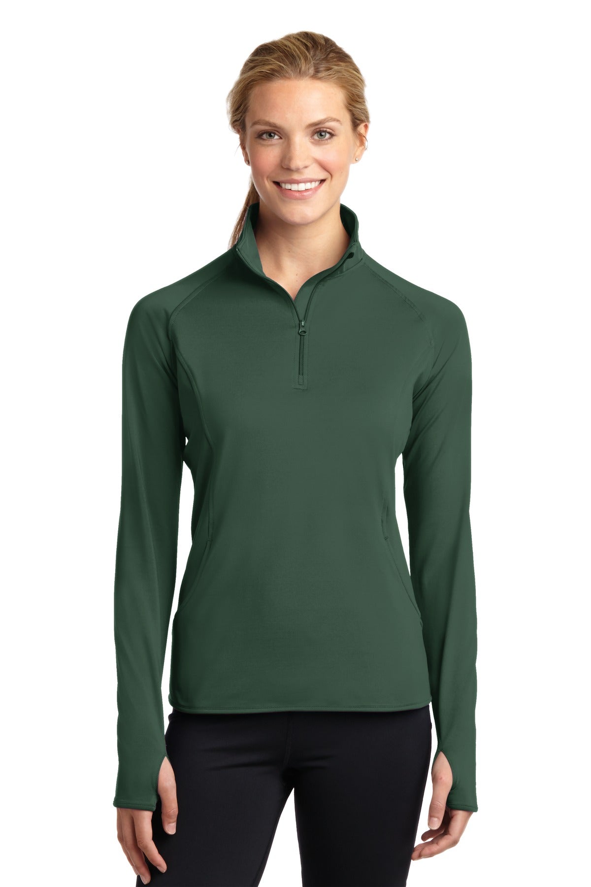 Sport-Tek ® Women's Sport-Wick ® Stretch 1/4-Zip Pullover. LST850