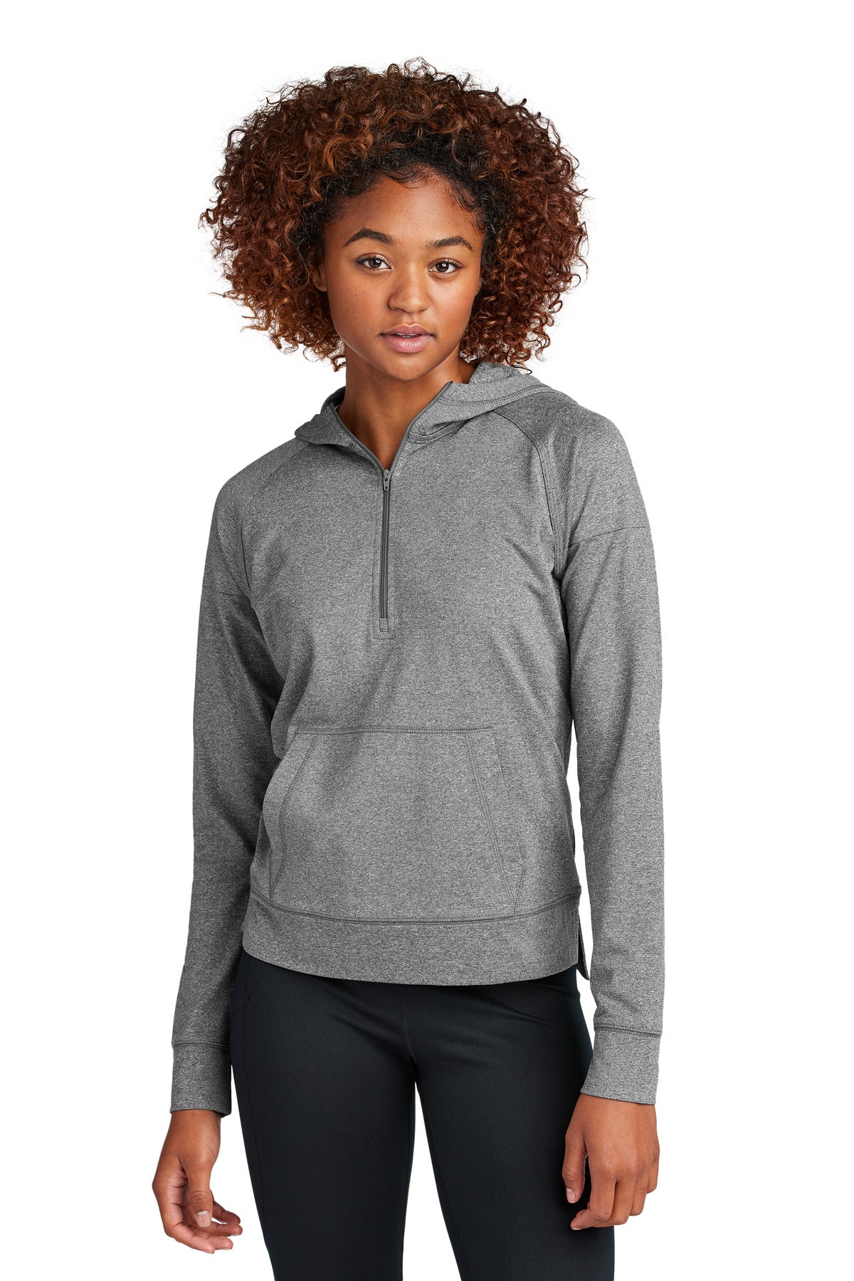 Sport-Tek ® Women's Sport-Wick ® Stretch 1/2-Zip Hoodie LST856