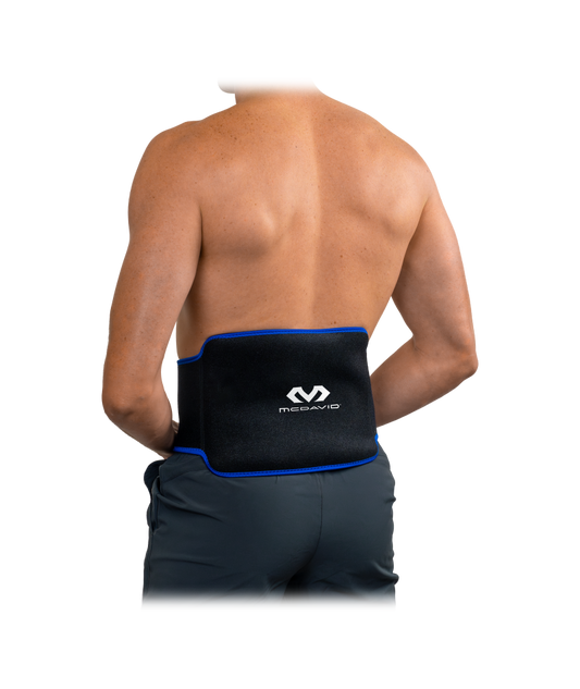 Black MD Flex Ice Therapy Back Comp Wrap