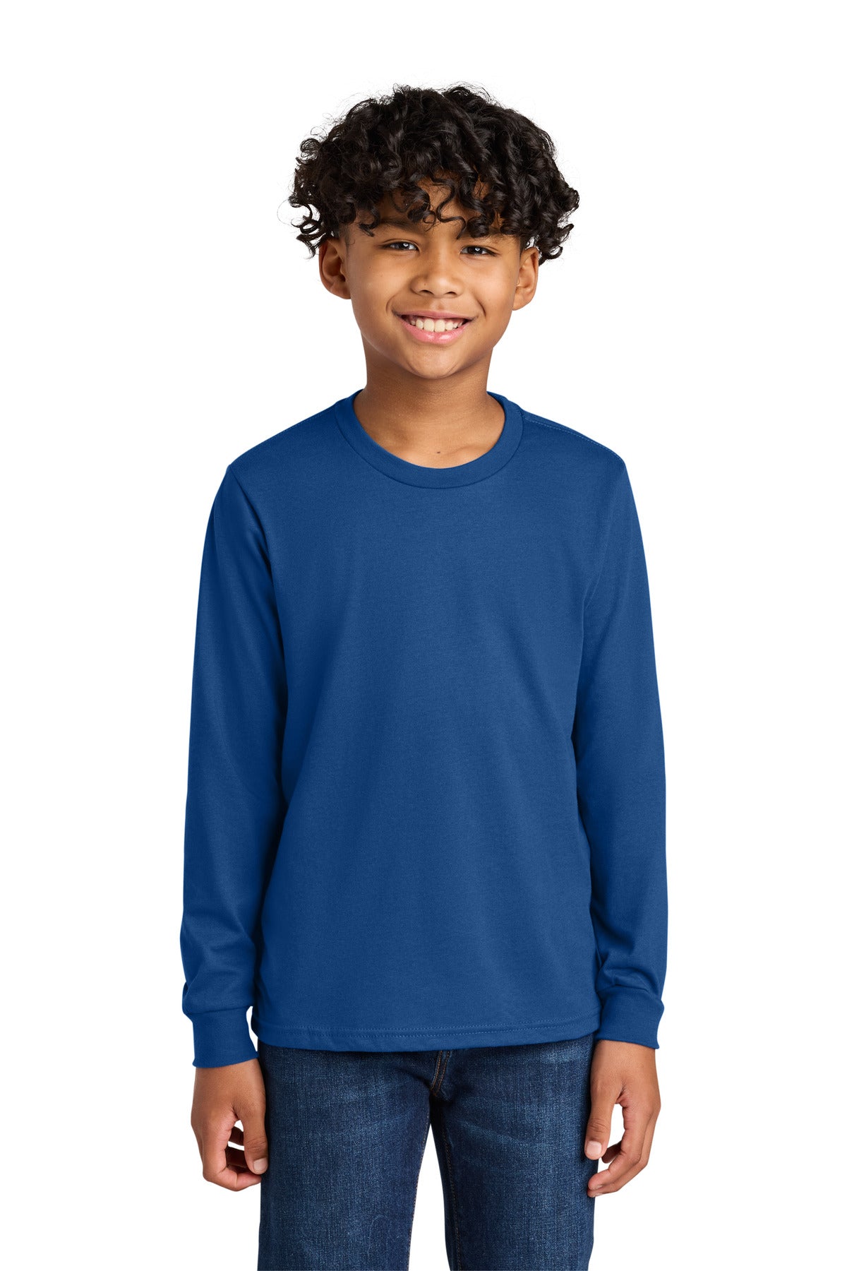 Next Level Apparel ® Youth Cotton Long Sleeve Tee NL3311