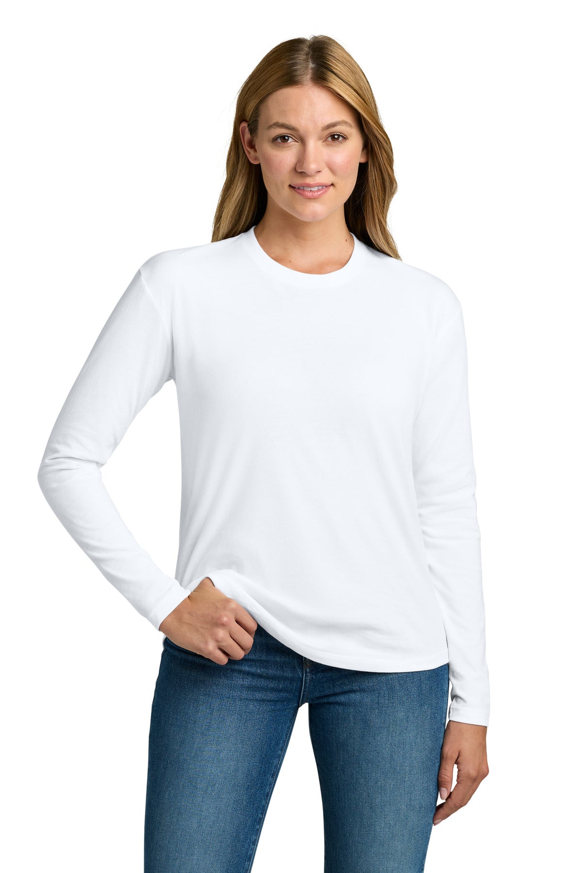 Next Level Apparel ® Women's Cotton Relaxed Long Sleeve Tee NL3911