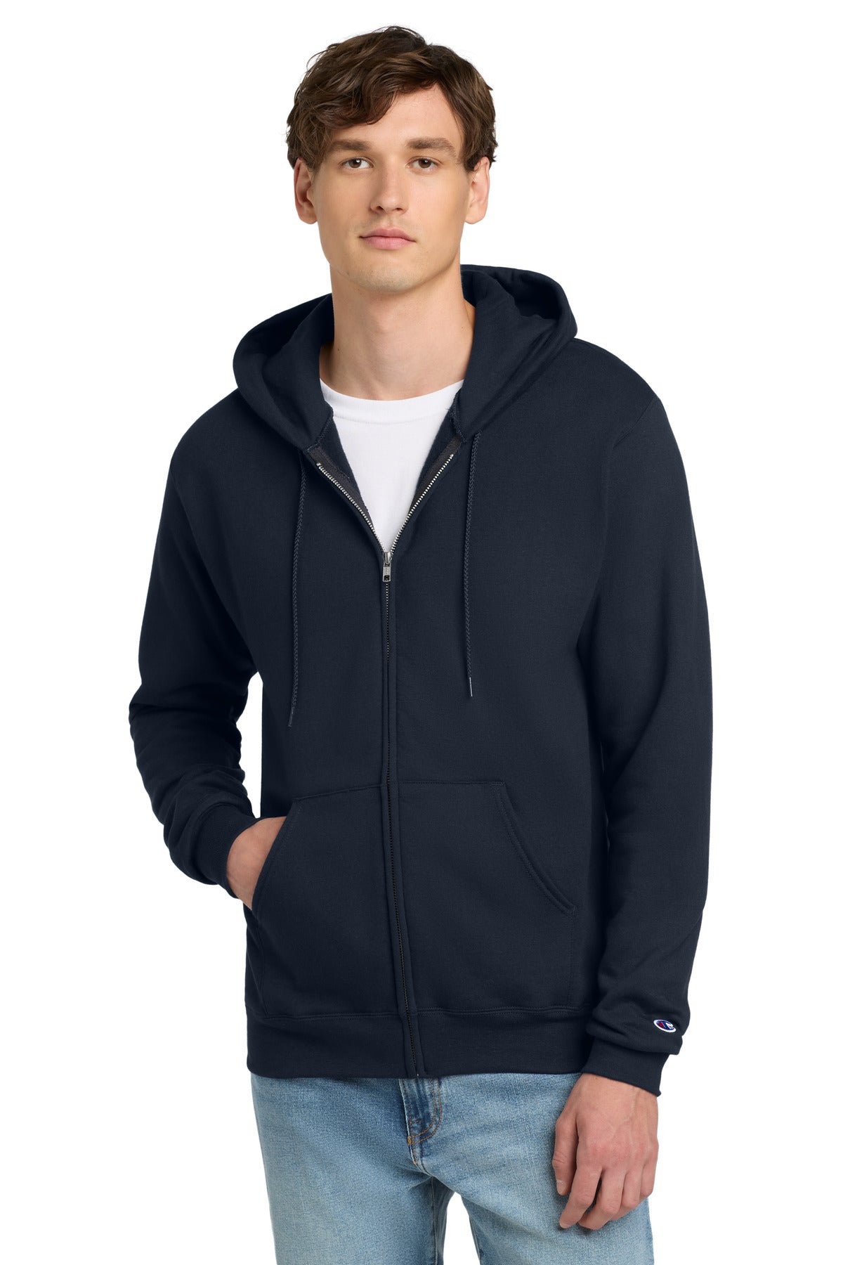 Champion ® Powerblend ® Full-Zip Hoodie. S800