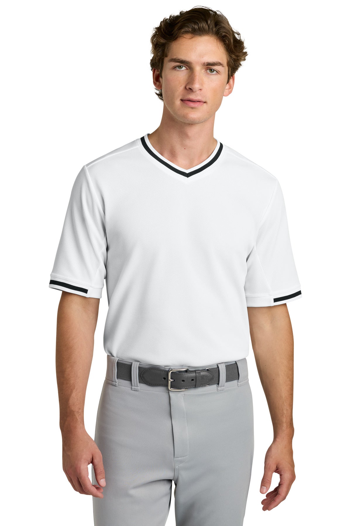 Sport-Tek ® Tough Mesh V-Neck Baseball Jersey ST221