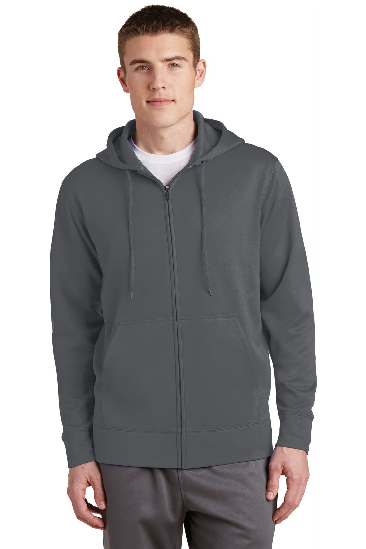 Sport-Tek ® Sport-Wick ® Fleece Full-Zip Hooded Jacket. ST238