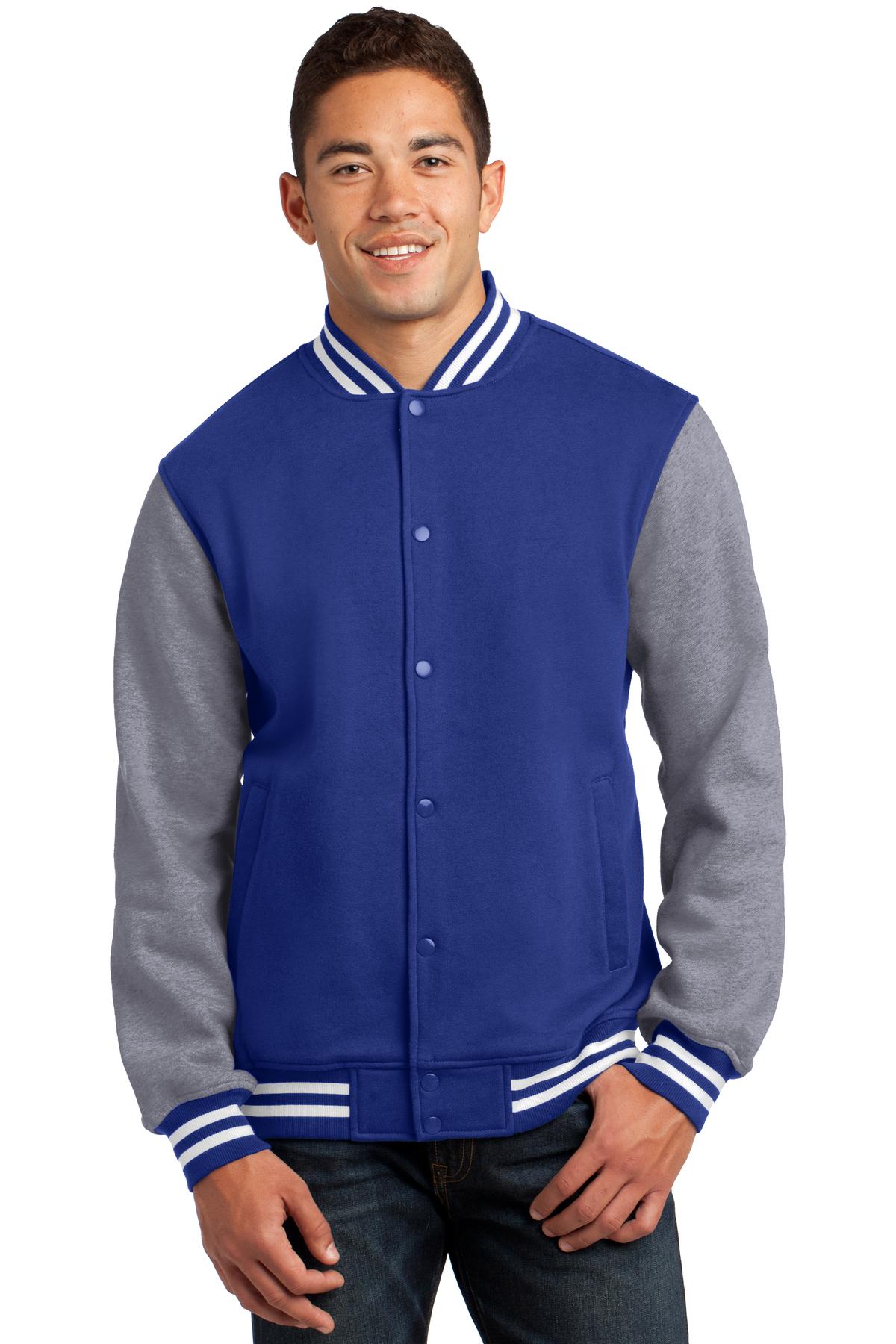 Sport-Tek ® Fleece Letterman Jacket. ST270