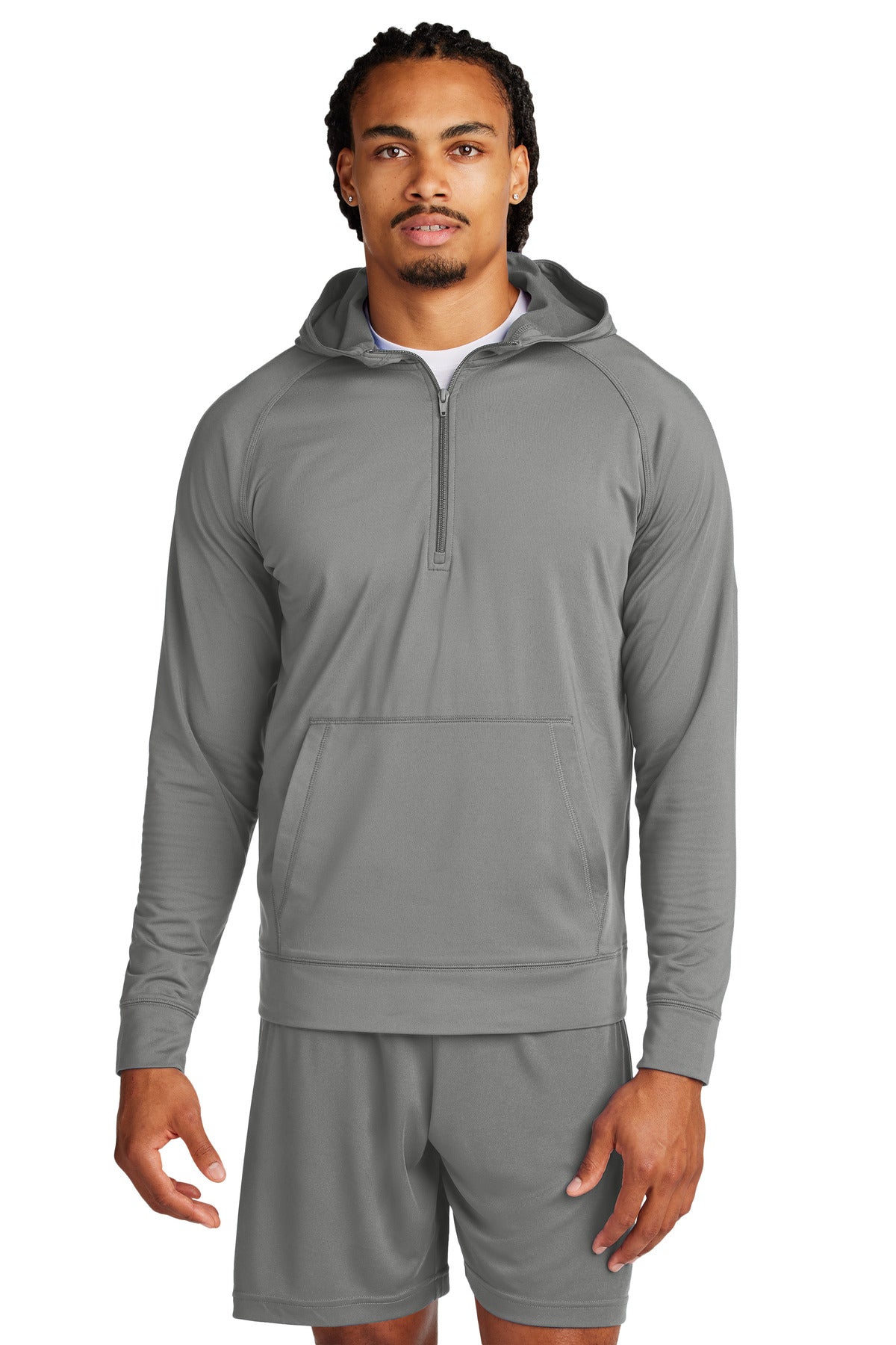 Sport-Tek ® Sport-Wick ® Stretch 1/2-Zip Hoodie ST856