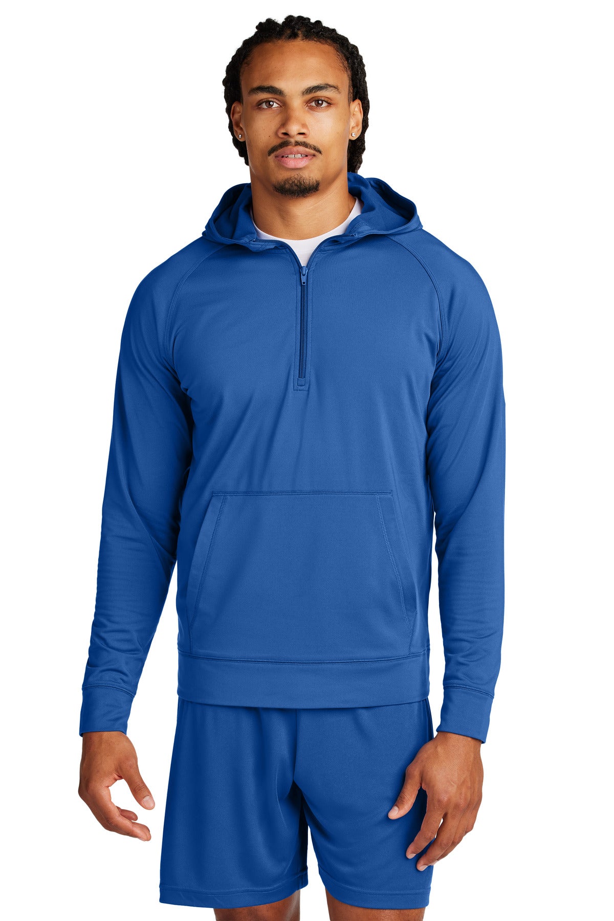 Sport-Tek ® Sport-Wick ® Stretch 1/2-Zip Hoodie ST856