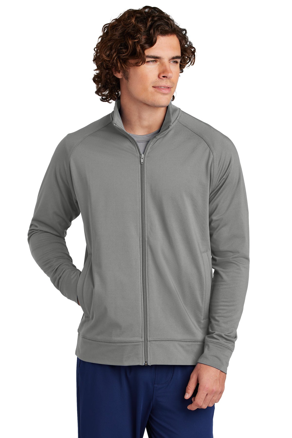 Sport-Tek ® Sport-Wick ® Stretch Full-Zip Cadet Jacket ST857