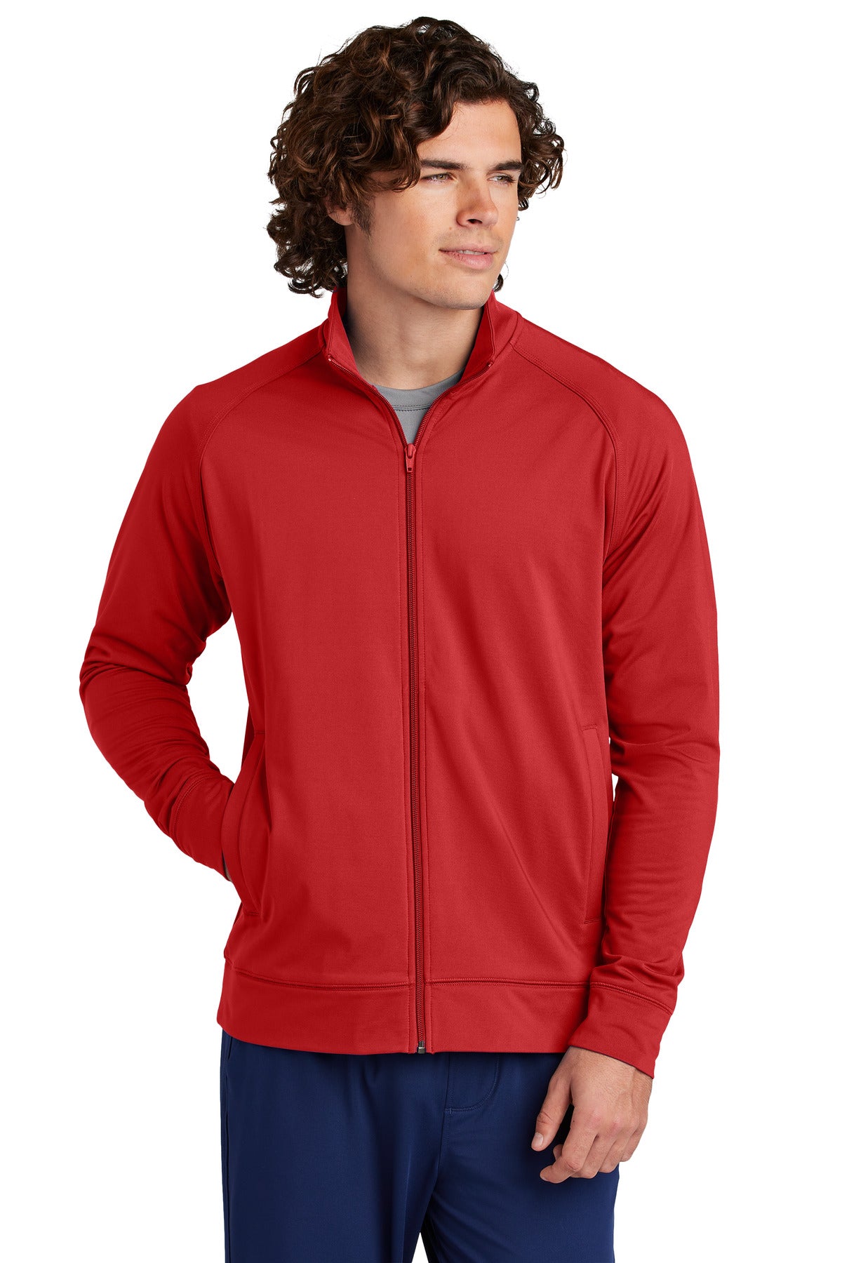 Sport-Tek ® Sport-Wick ® Stretch Full-Zip Cadet Jacket ST857