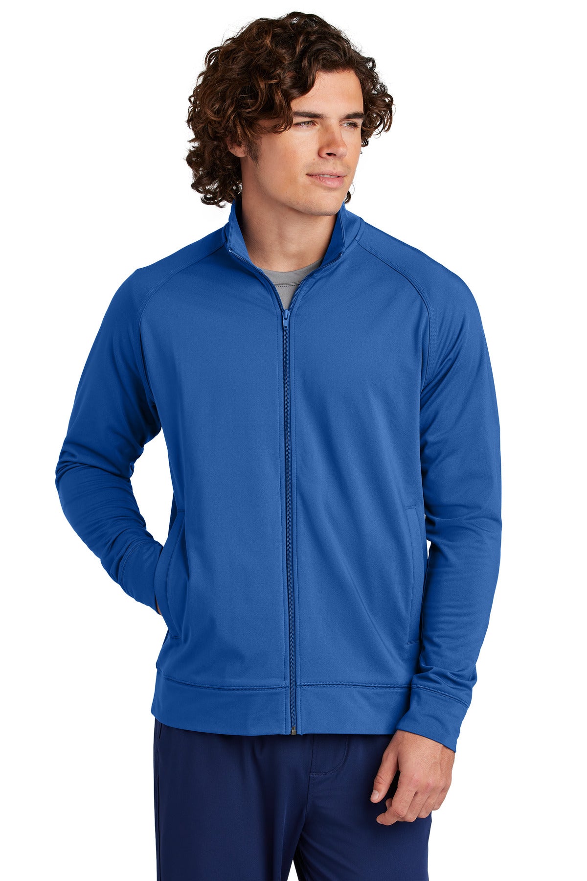 Sport-Tek ® Sport-Wick ® Stretch Full-Zip Cadet Jacket ST857