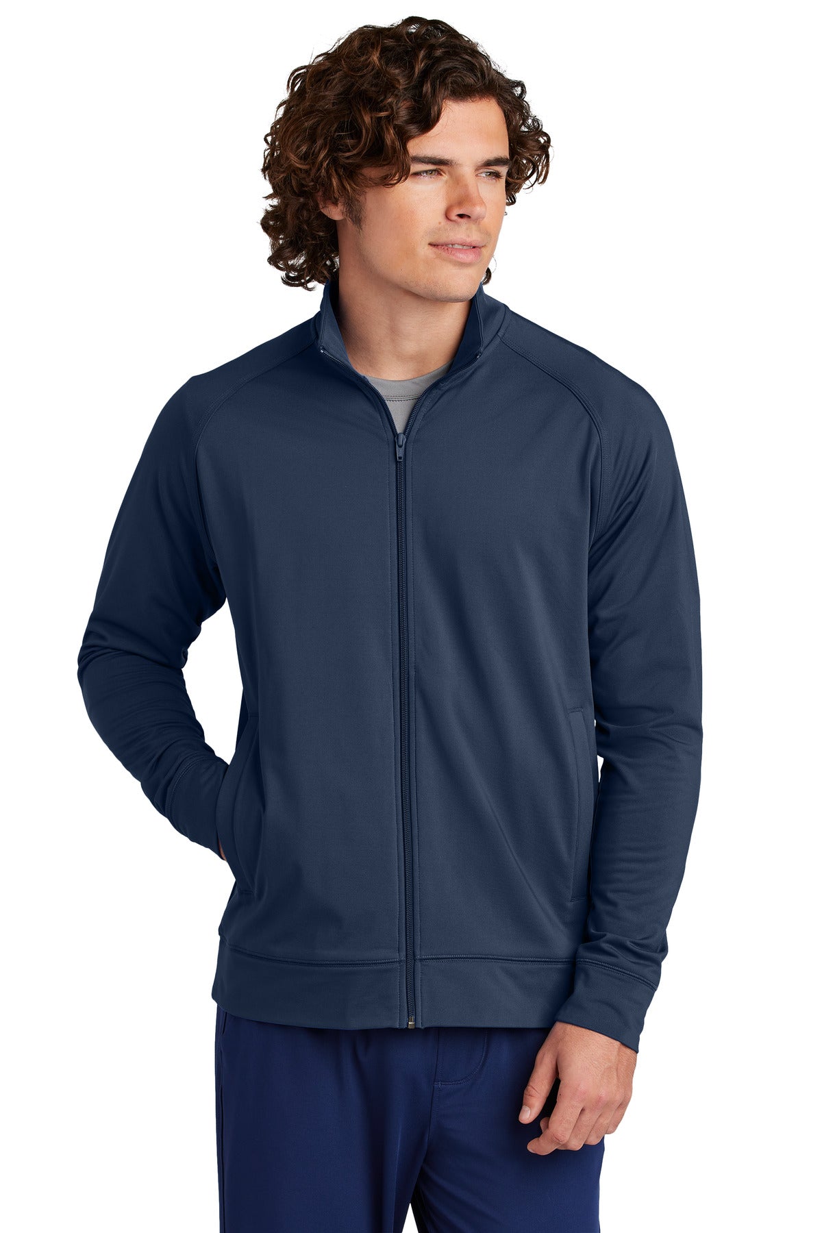 Sport-Tek ® Sport-Wick ® Stretch Full-Zip Cadet Jacket ST857