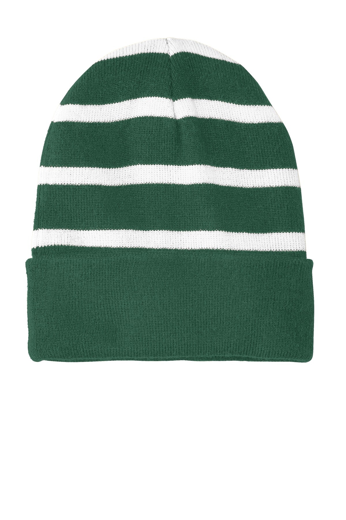 Sport-Tek ® Striped Beanie with Solid Band. STC31