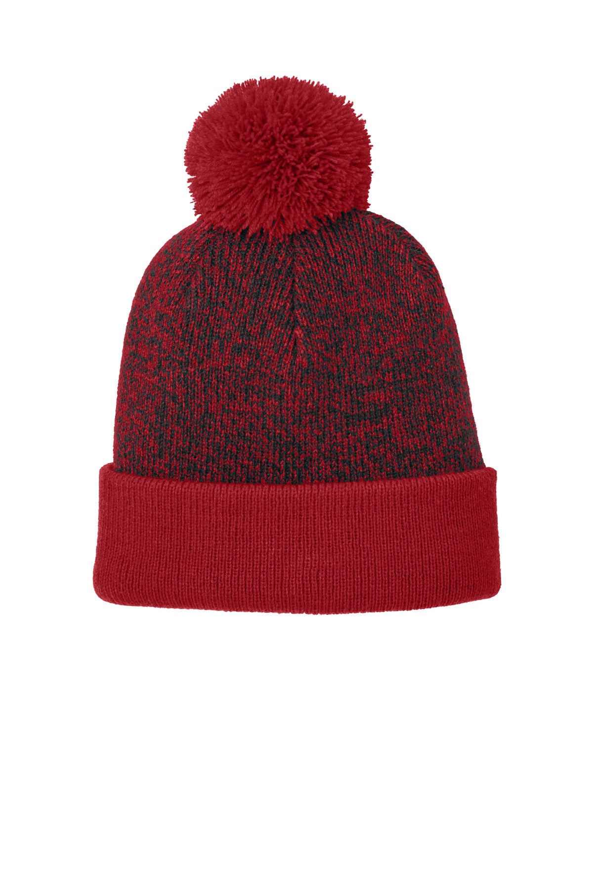 Sport-Tek ® Halftime Heather Pom Beanie STC68