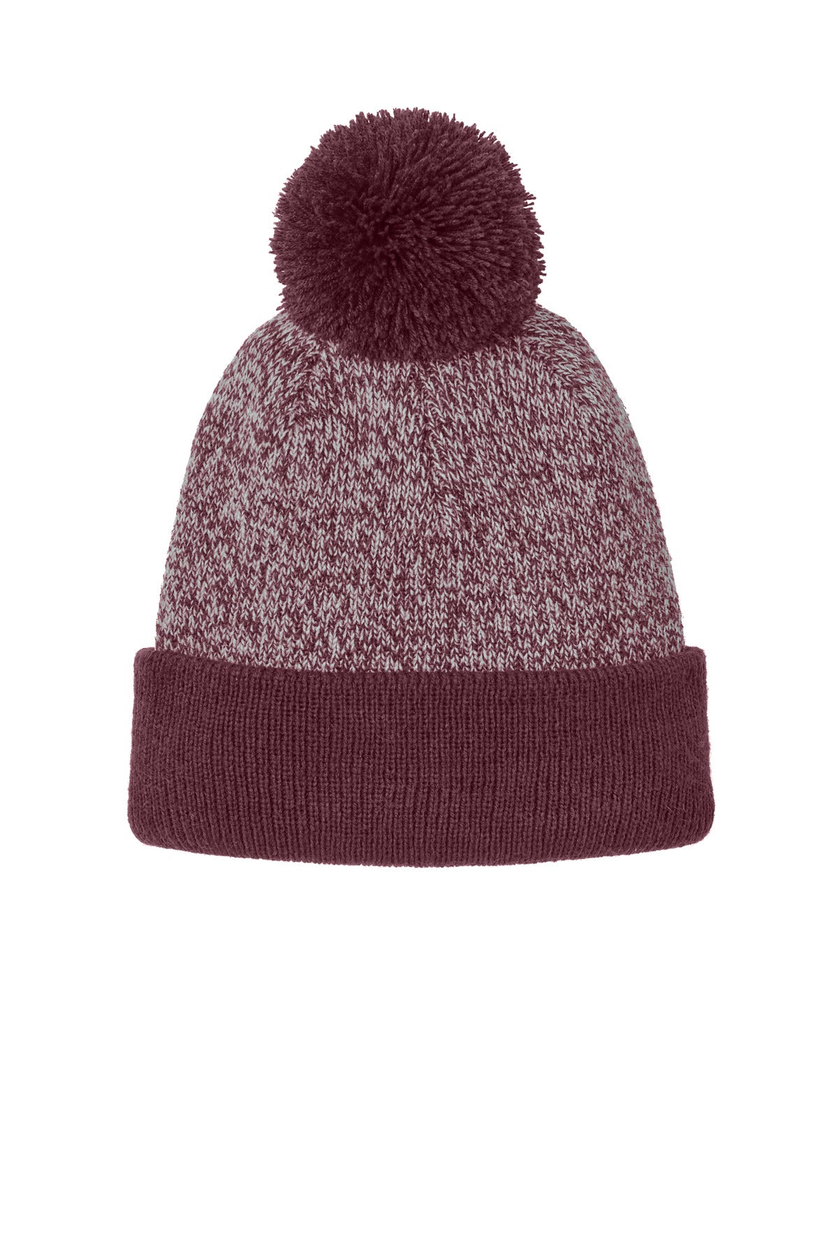 Sport-Tek ® Halftime Heather Pom Beanie STC68
