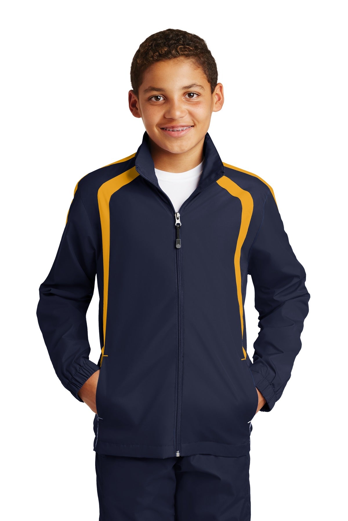 Sport-Tek ® Youth Colorblock Raglan Jacket. YST60