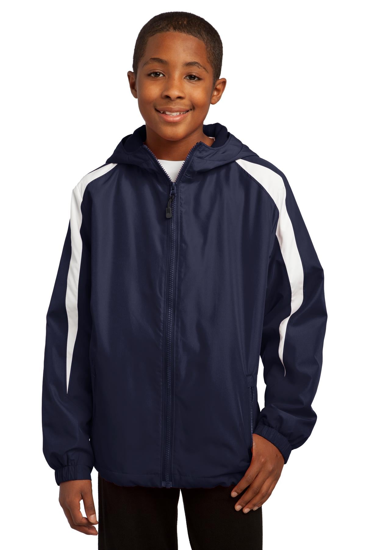 Sport-Tek ® Youth Fleece-Lined Colorblock Jacket. YST81