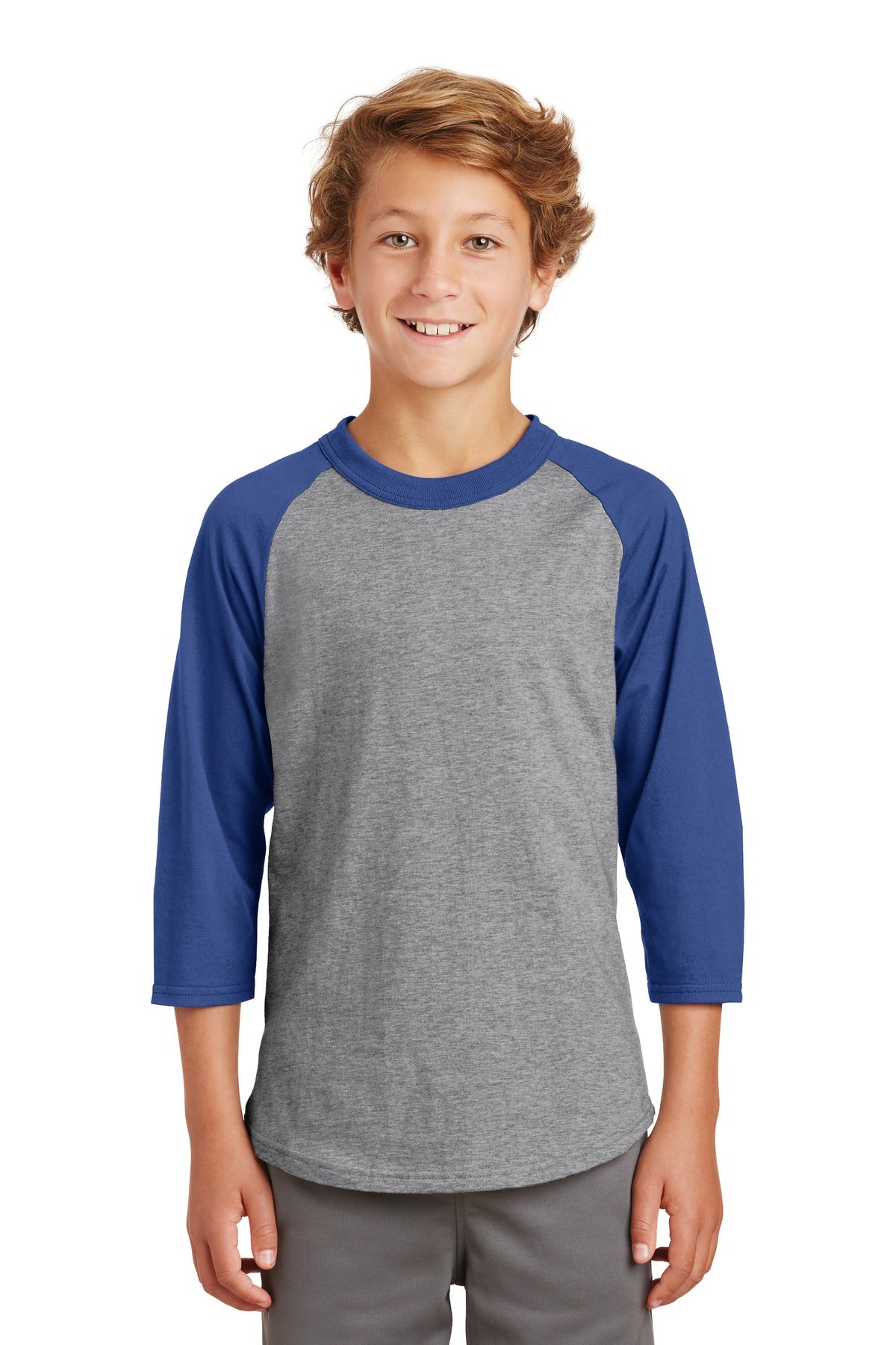 Sport-Tek ® Youth Colorblock Raglan Jersey. YT200