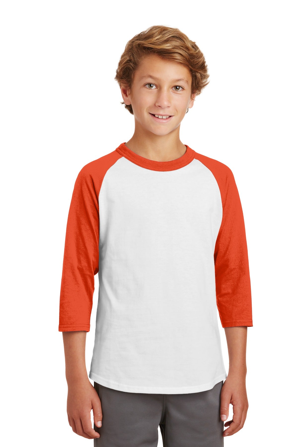 Sport-Tek ® Youth Colorblock Raglan Jersey. YT200