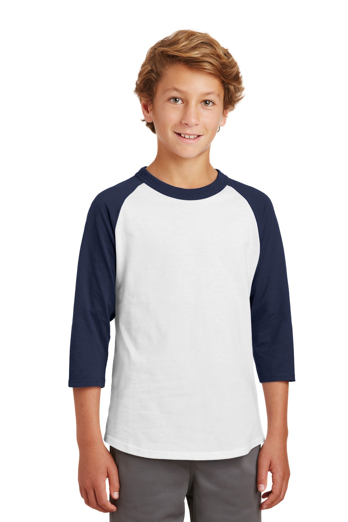 Sport-Tek ® Youth Colorblock Raglan Jersey. YT200